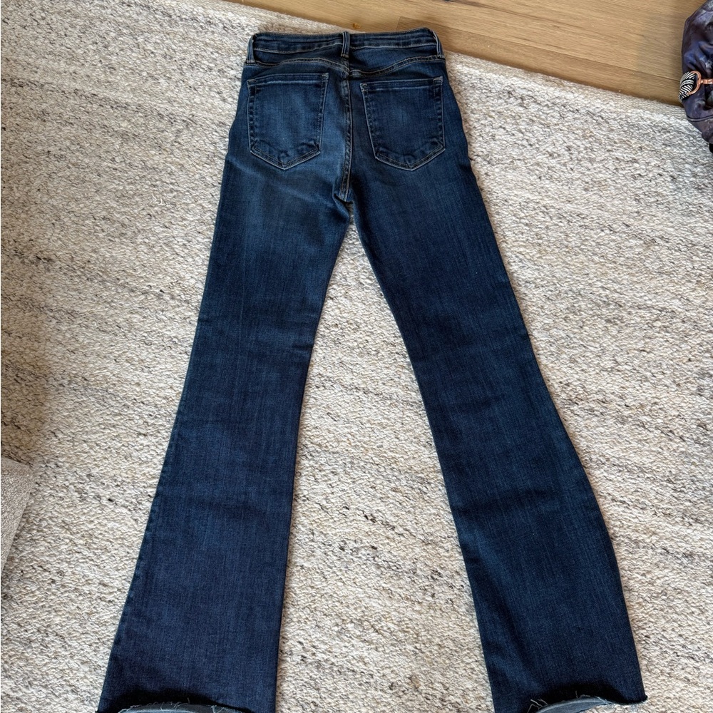 “Just Black Denim” mid-rise Bootcut 24US 32L
